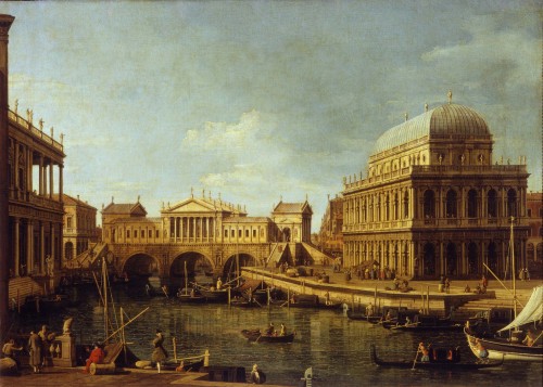 Palladian Capriccio, by Canaletto, Galleria Nazionale, Parma.