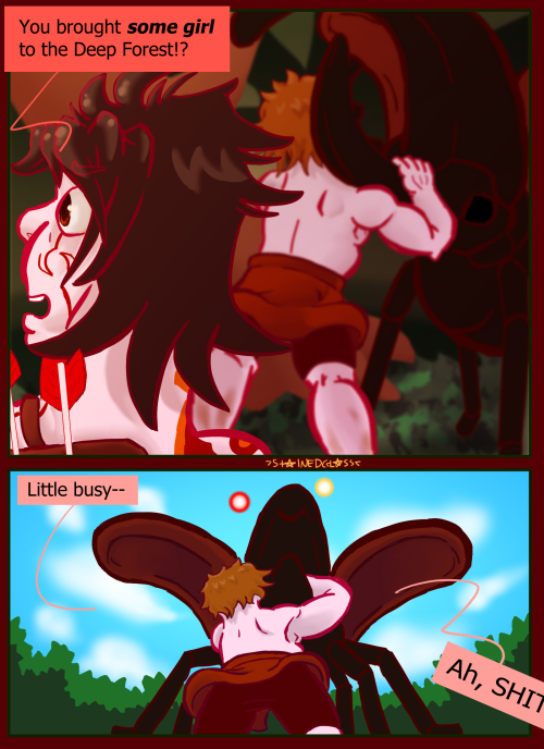 Chapter 3, Page 25 (3.25.137)Image Description: Start ID: As Elian keeps grappling with the monster,