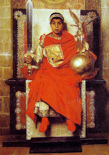 lionofchaeronea: The Emperor Honorius, Jean-Paul Laurens, 1880