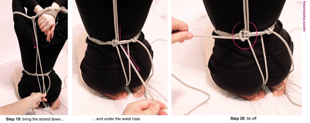 loves2control:  useofwomen:  fetishweekly:  Shibari Tutorial: Consequence Rope Gag