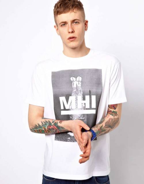 hipster-tops:  MHI By Maharishi T-Shirt Headstand Logo