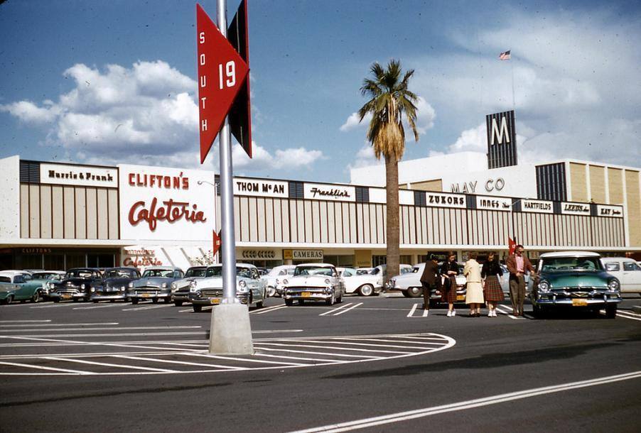 fiftysixties:  Eastland Center Mall, West Covina, CA 1950 