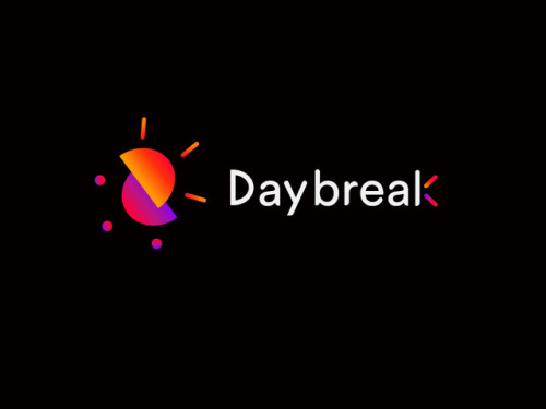 Daybreak App branding logo design.-Client: Raphael Weaver.Date: 11. 2016.-Twitter  |  Instagram  |  