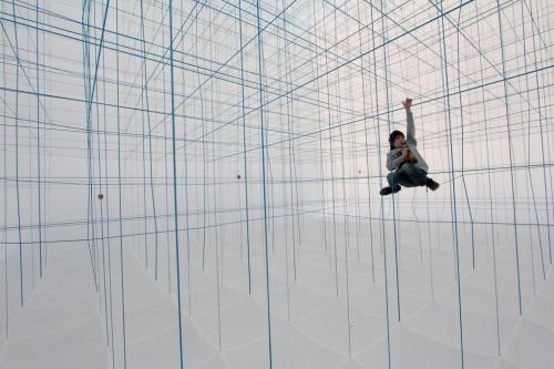 STRING VIENNA / NumenSelf supporting inhabitable social sculpture. The installation is based on prod