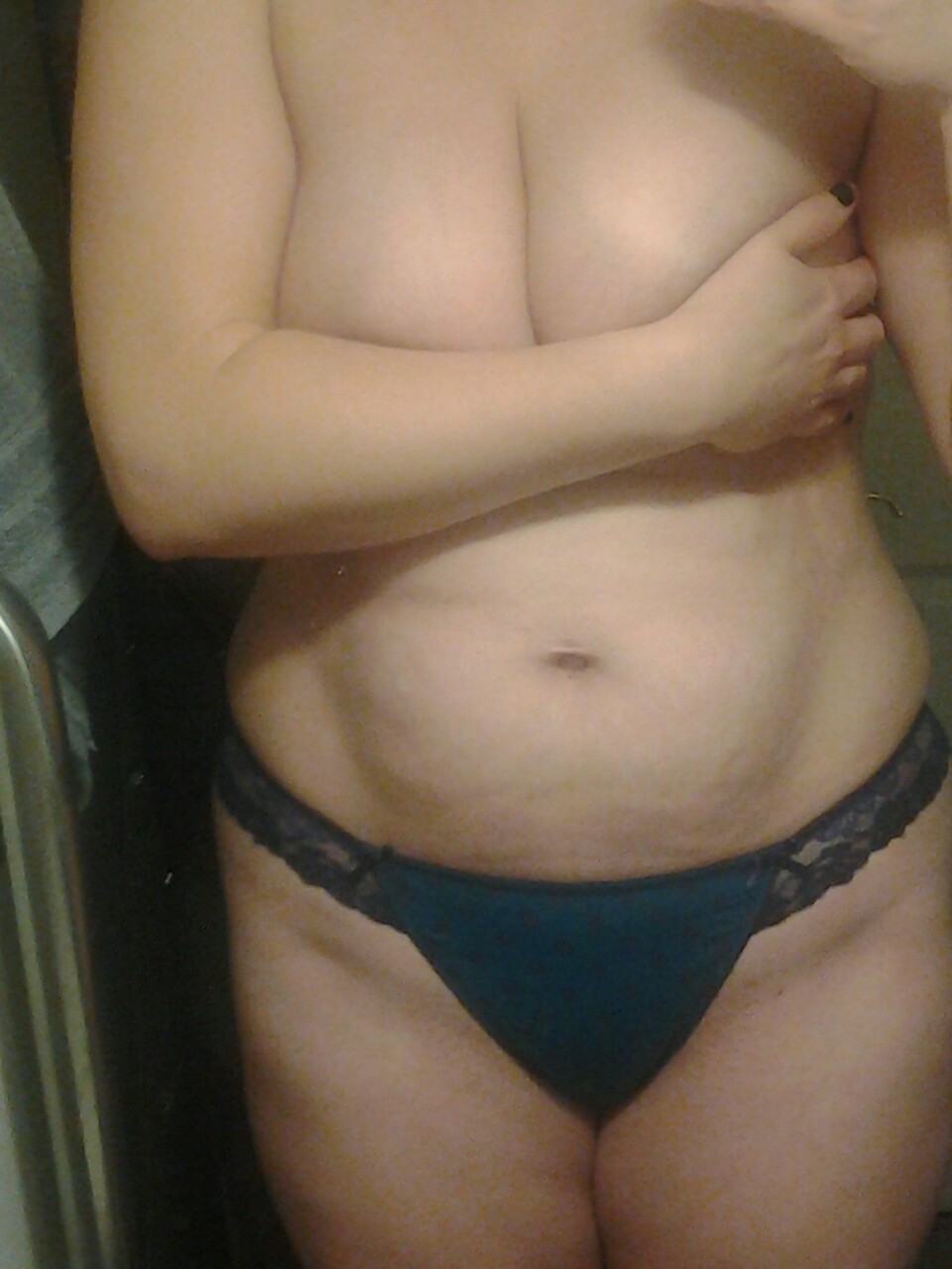 cleanandwornpanties:  sexypantytime:  Todays lovely thong  as requested by a follower