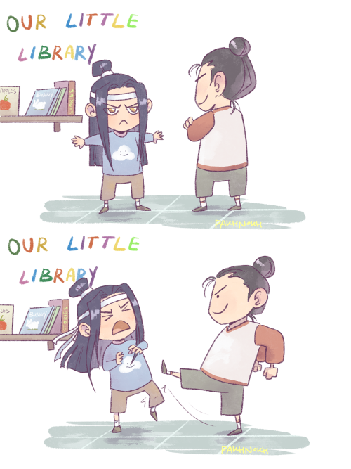 As a librarian I felt it was my duty to commemorate Lan Wangji’s sacrifice to save the library! With