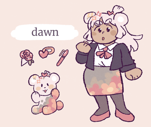 my baobears having fun, plus their references! ;v;The bear forms of seastar, dawn, and willow were d