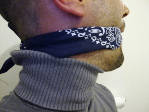 roll-neck-to-bound:  Rollnecktobound submissive of Bandanabound  bandana-bound.tumblr.com/