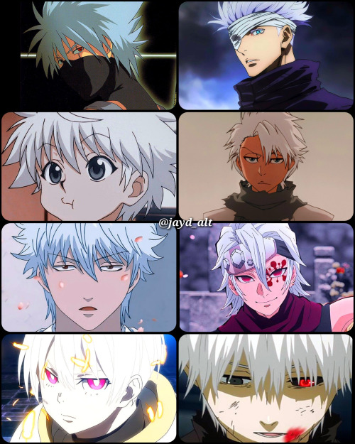 The Best White Haired Anime Characters