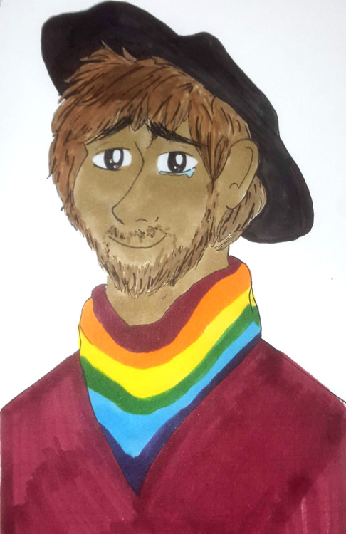 and here’s a traditional (and emotional) Dylan Mathislove my sad werewolf boy@tazprideweek