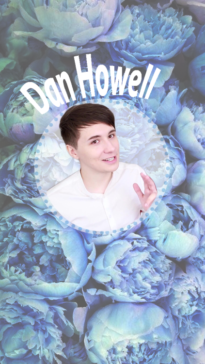 dan-senpai: Dan and Phil // Floral Lockscreens repost, and i will cut you. 