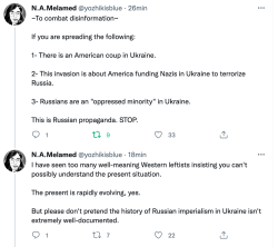 polarcell:polarcell:here are some good tweets by an ukranian artist i followall three tweets are vitally important! I included their name and @ so you can check that this is a real ukranian person yourselves as welladdition!