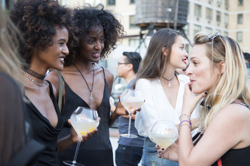 Digital Fashion Drinks on the Tumblr roof. Champagne by Veuve Clicquot. Photos by Julia Chesky. 