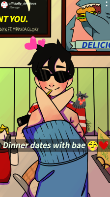 thorsgirl5:  akaresus:  Dinner Dates with H2OVanossI just had a random idea to do this social media type thing, so here it is! I have a couple of different versions here   I’m in love with all the lil details in this pic