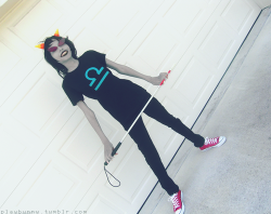 playbunny:  so to celebrate the giga-almost-unpause have some first time Terezi cosplay photos with a dozen different added filters &gt;:]  