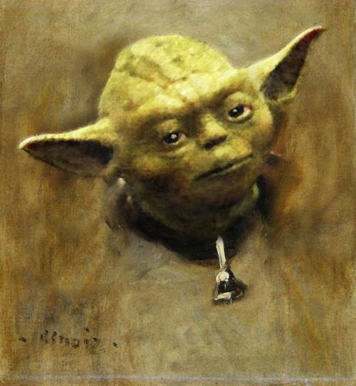 What if art had been painted a long time ago in a galaxy far, far away? It’s “A HISTORY 