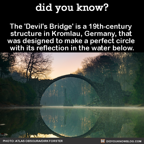 angiemoney:  did-you-kno:  The ‘Devil’s Bridge’ is a 19th-century  structure