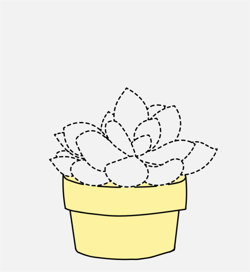 moonemoji:made some semi decent succulents