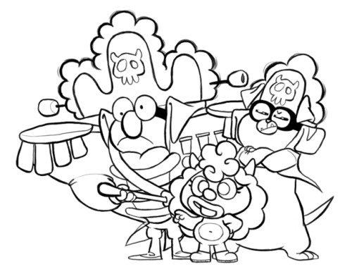 pepperqt: Sweet Tooth, Commander Sassafras &amp; Bratworstthe iCLONCic trioI am still looking fo