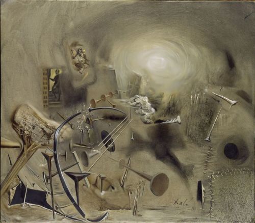 Salvador Dali Portrait of Juan de Pareja repairing a string of the mandolin,1960