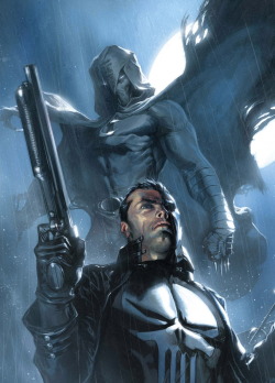 super-nerd:  The Punisher and Moon Knight
