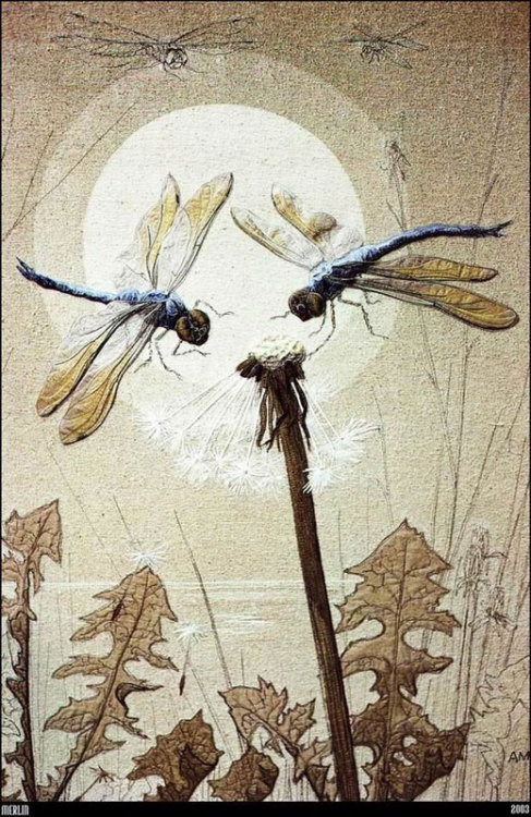 littlelimpstiff14u2:THE ART OF ANNEMIEKE MEIN: WILDLIFE ARTIST IN TEXTILES.The artwork of Annemieke 