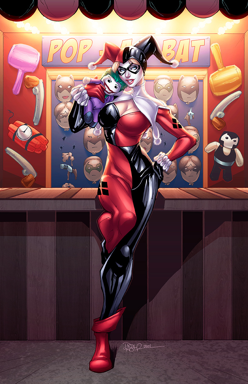 xombiedirge:  Carnival Harley Quinn by Danielle Alexis St. Pierre