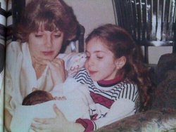 gagasgallery:  @ladygaga: Happy Birthday to my precious angel of a sister. An artistic design genius and loyal caring woman. I feel exactly today as the look on my face in this picture when you first were born. I love you so much.