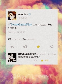 lesliesicotic:last-breath-twitah:Oie zy (͡° ͜ʖ ͡°)   TOWN x RUBIUH 7u7 interesante 