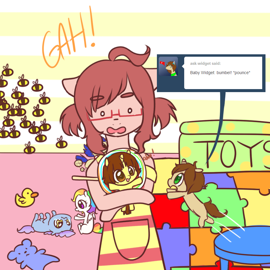 nurseryhive:  Mishy: “H-help……”  x3!