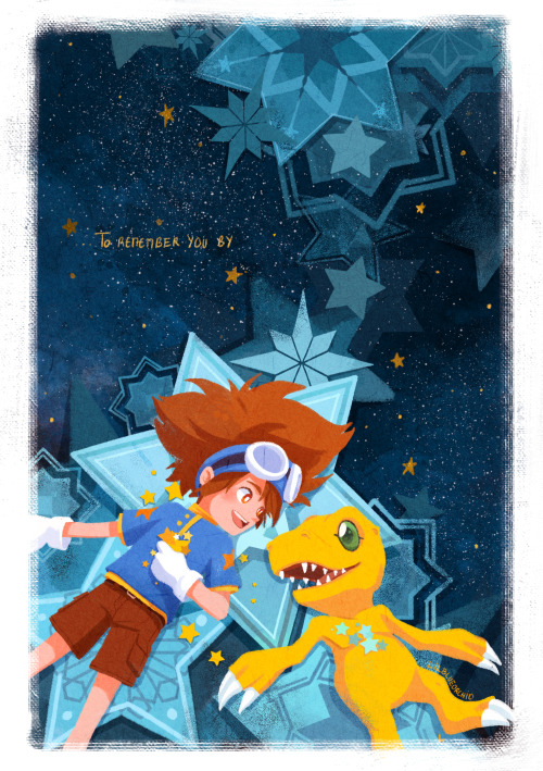 Just leave me your stardust to remember you by…I noticed Taichi often had star patterns over 