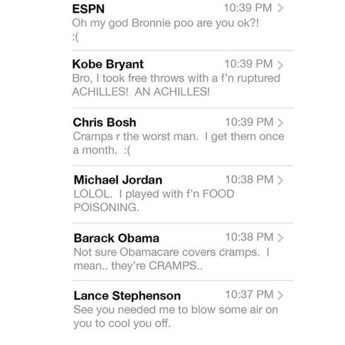 Porn photo So this is what LBJ’s inbox is filled