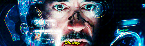 im-rey:The gang in the Iron Man HUD.