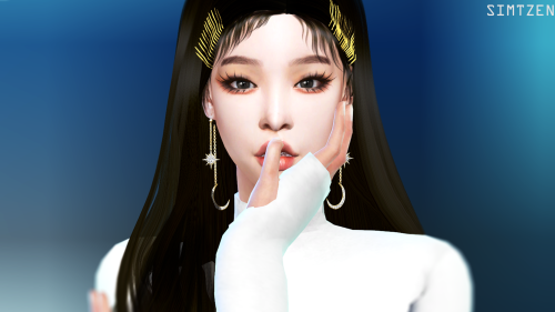 CC : Hair 007 - CHUNGHA ‘Stay’ by SIMTZENNew mesh 66 Swatches All LODs available Unisex 