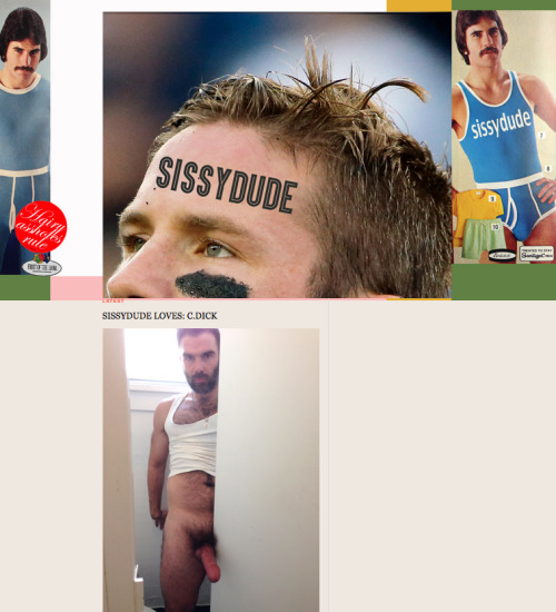 CDICK LOVES SISSYDUDE: Wow, first Fleshbot and now Sissydude. CDick is blowing up!!! Thx John, you’r