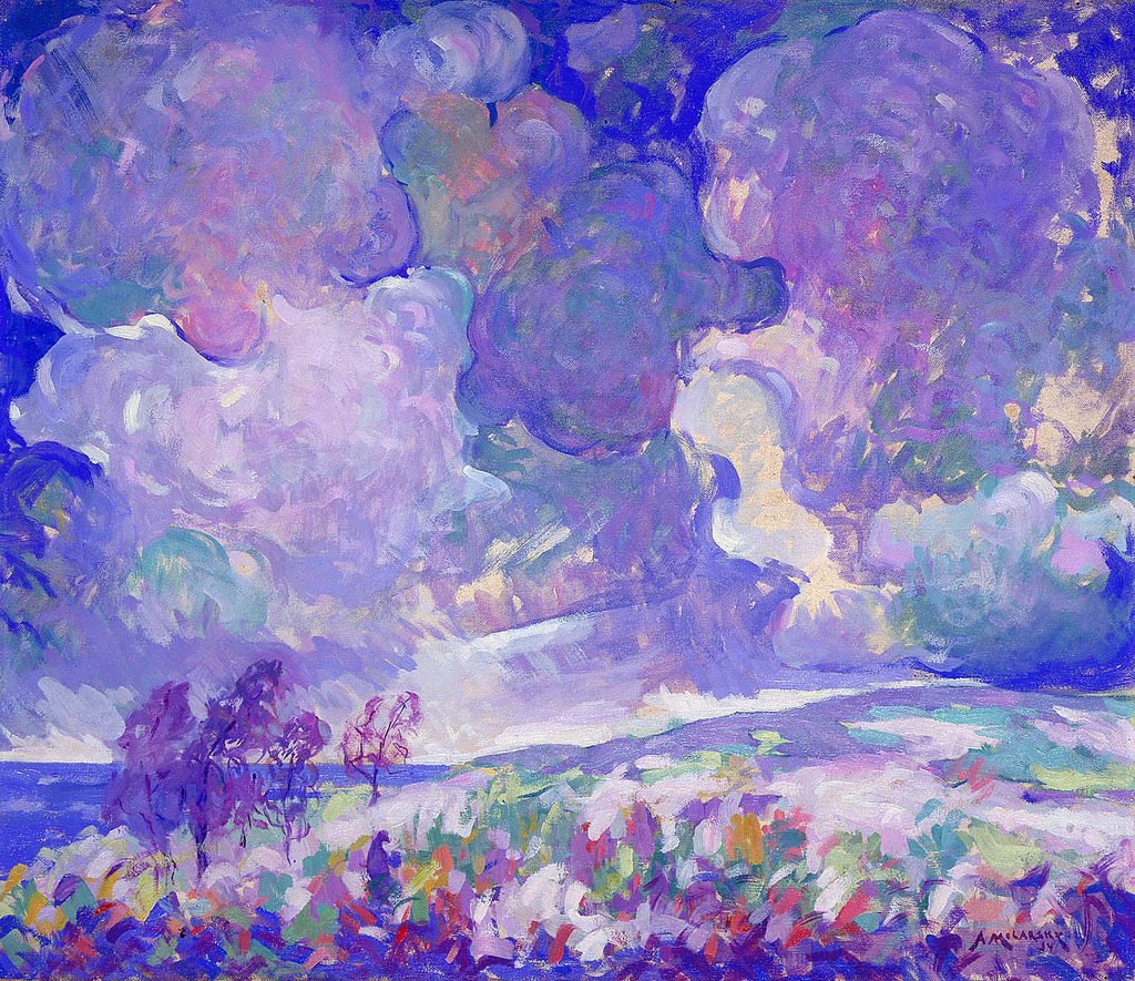 dappledwithshadow:  The Storm, 1934. Abram Molarsky, Russian-born (1879-1955)  I