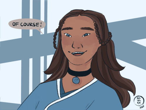 gingersnapped:  katara is a supportive little sister and sokka tries to paint the people he loves so that he never forgets what they look like again