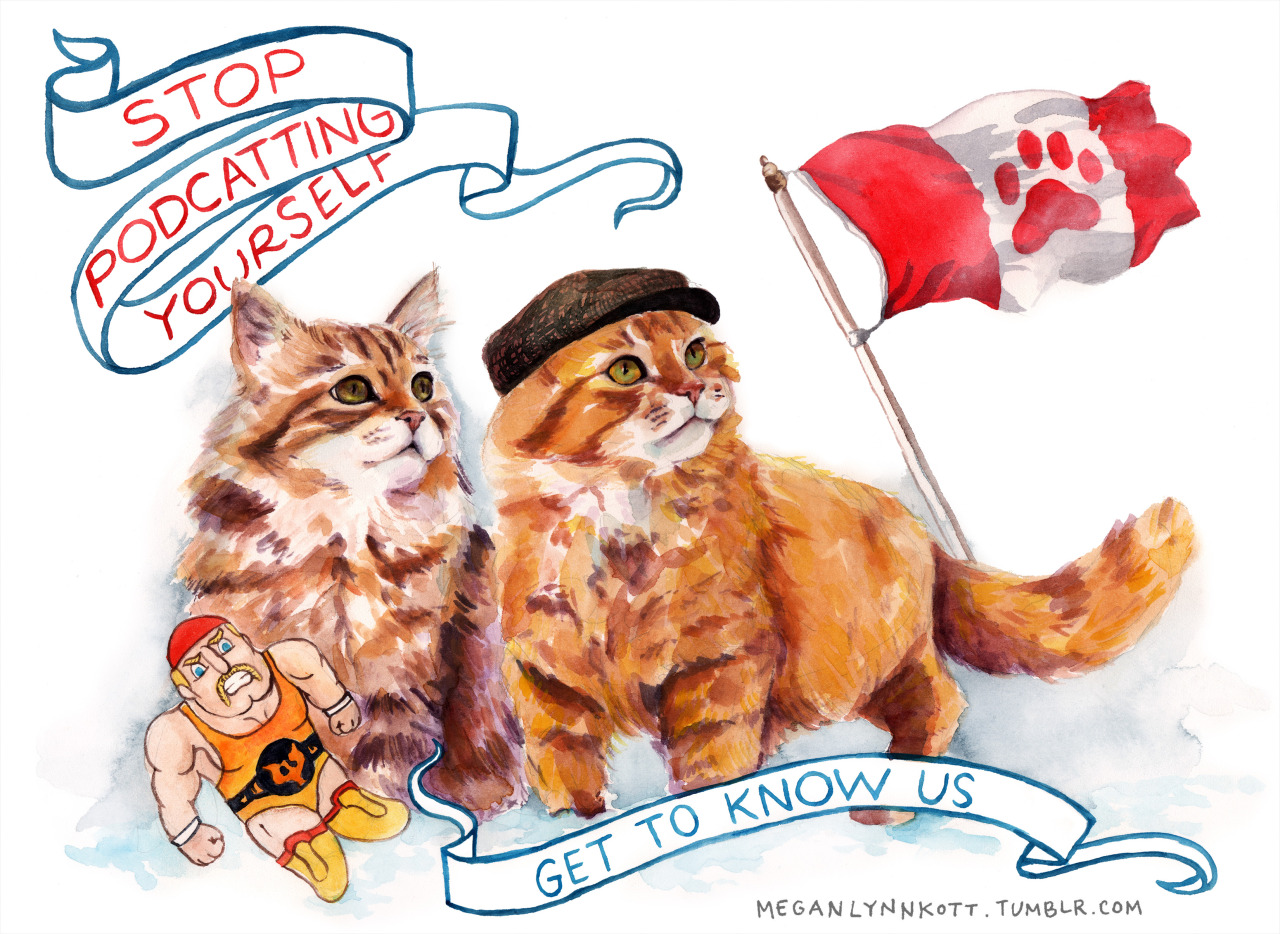 meganlynnkott:  Good morning MaxFun friends &amp; felines!  Stop Podcasting