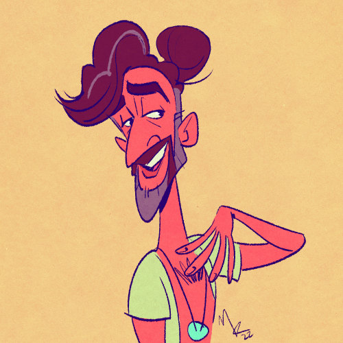 A quickie after enjoying REELTALK’s interview with Rani Naamani about animating my guy Phil Be