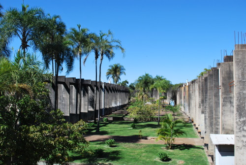 Oscar Niemeyer - University of Brasilia Central Institute of Sciences, Brasilia, Brazil, 1960.