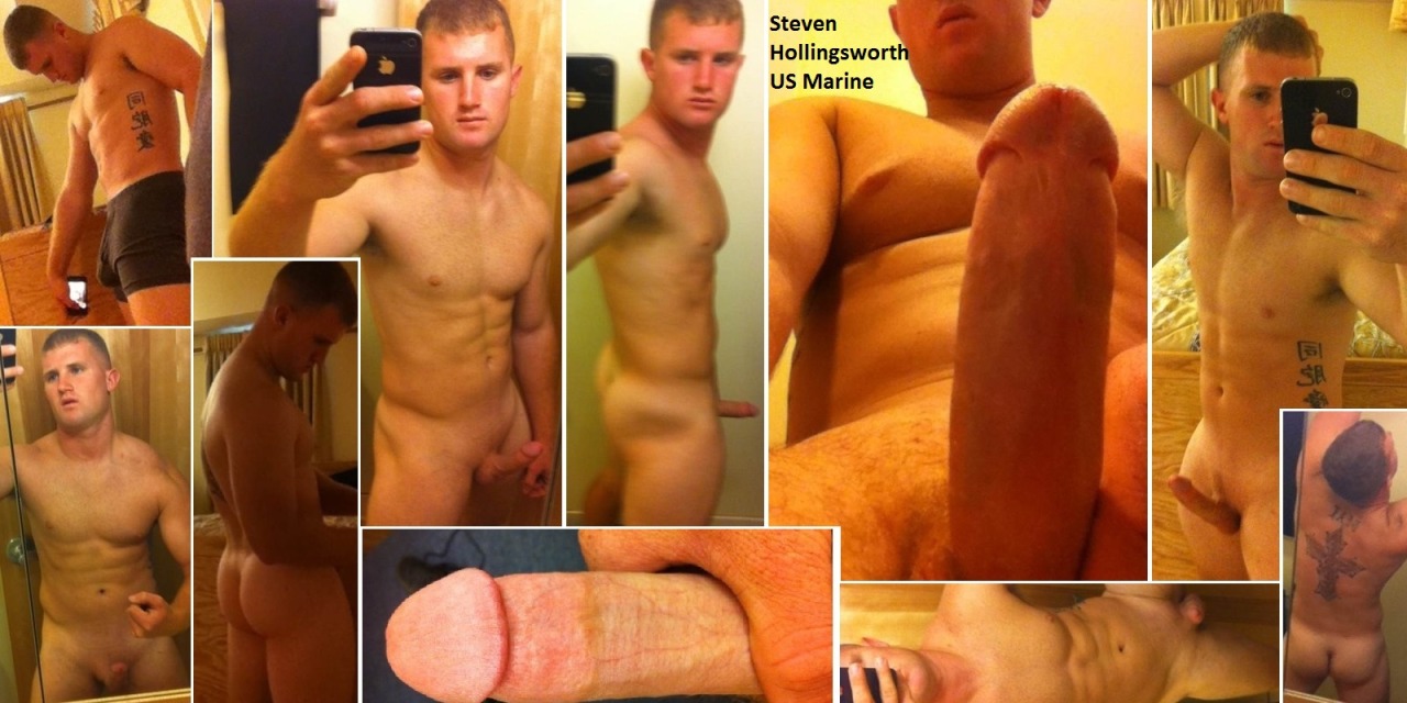 stillhotandexposed:  USMC stud named and fully exposed from every angle.   Do yourself