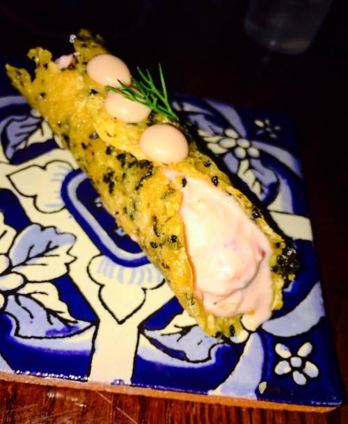 This quite simply spectacular lobster taco was probably my favourite item on the tasting menu. Super