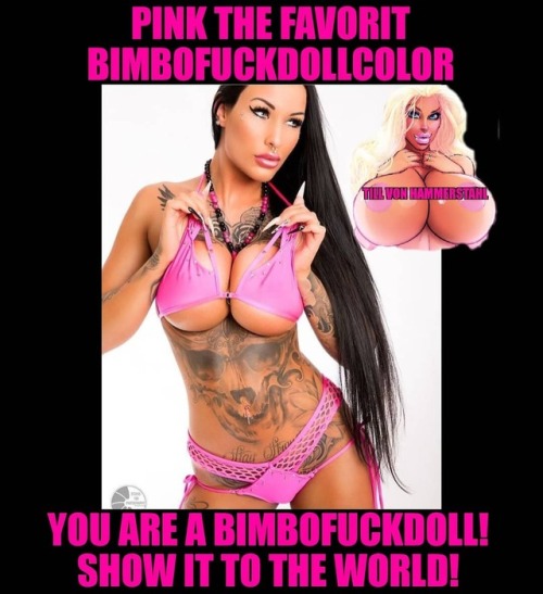 Pink is the Bimbodoll Colour #1 Follow the hot @stella.latoya and visit her Website www.stella-latoy