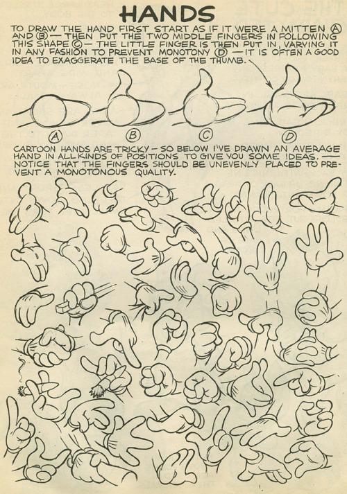 I Found Some Cartoon Gloves Drawing Reference Images. Posting This For Artists Needing It.