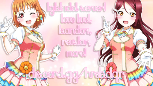 LGBT Bushitrio Server~ — LGBT Bushiroad Server! Hi there! This is a post