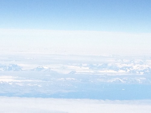 Over Greenland, coming back from Scotland (July 2012)