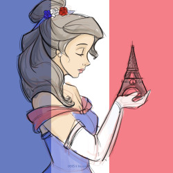 karenhallion:    A quick sketch, as Paris is in my thoughts today. Link to donate to the International Red Cross:http://www.ifrc.org/en/get-involved/donate/   