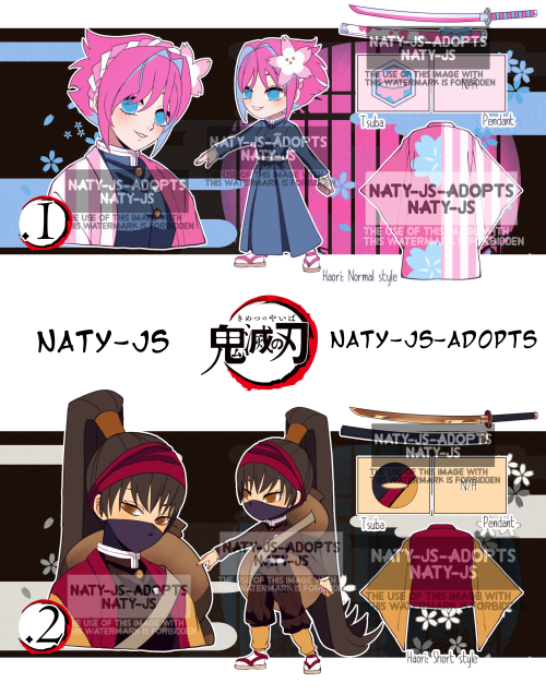 [CLOSED] KNY ADOPTABLES 45 (0/2) ~Link: https://www.deviantart.com/naty-js-adopts/art/OPEN-KNY-ADOPT