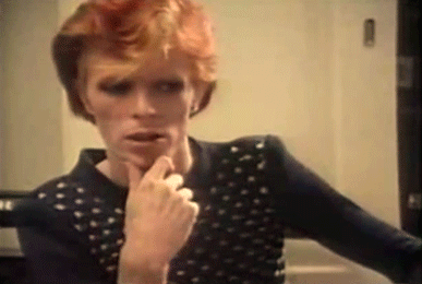 yourschemeofthings:  David Bowie discussing his interest in Kabuki, Cracked Actor (1974).