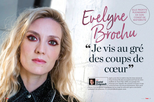 Evelyne Brochu“I live by the whim of my heart”SHE TAKES FULL ADVANTAGE OF HER MATERNITY LEAVEfrom 7 